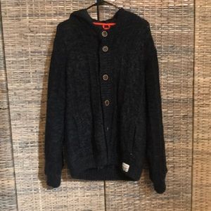 Triple five soul black wool jacket